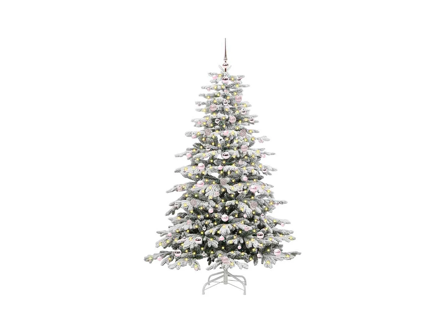 Sapin de Noël Artificiel à Branches Articulées Blanc 180 cm
