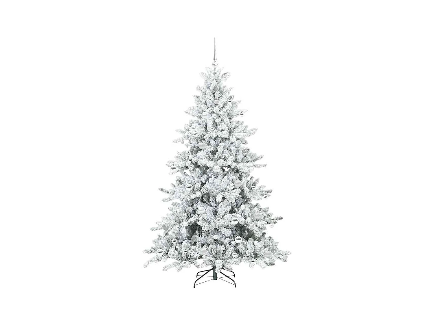 Kunstmatige Hinged Kerstboom met 300 LED 180 cm PVC
