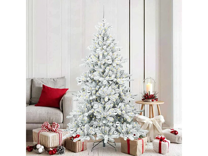 Árbol de Navidad artificial con ramas articuladas 180 cm PVC