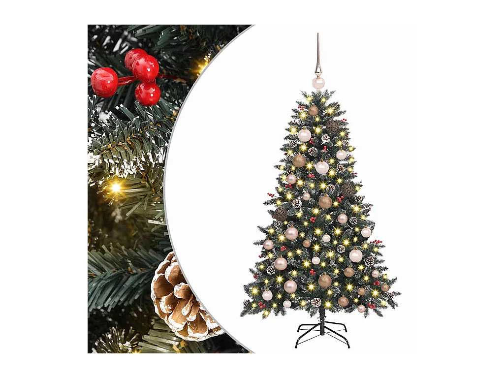 Árvore de Natal Artificial Verde 120 cm PVC