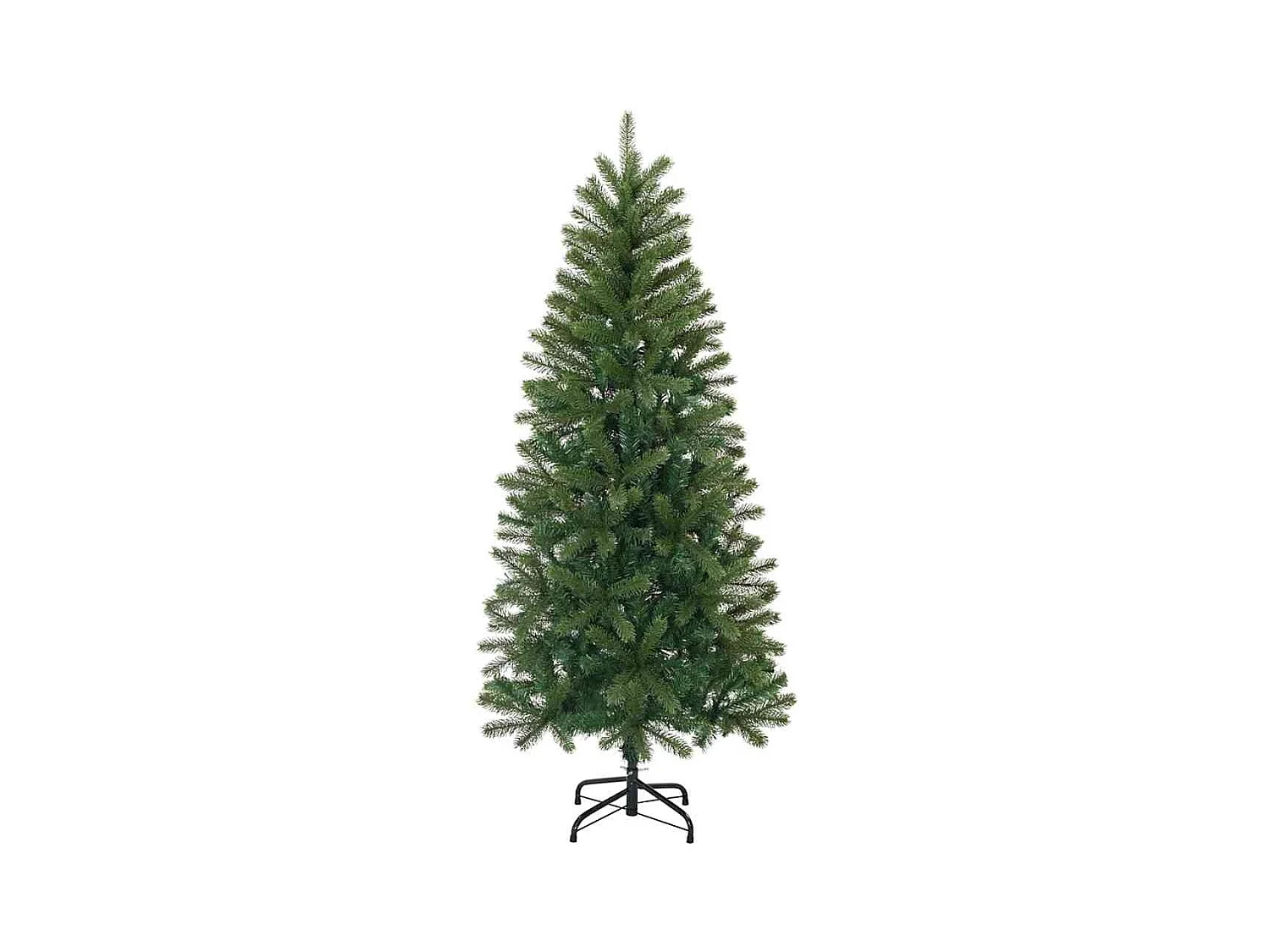 Sapin de Noël artificiel avec 150 LED Vert 150 cm PE et PVC