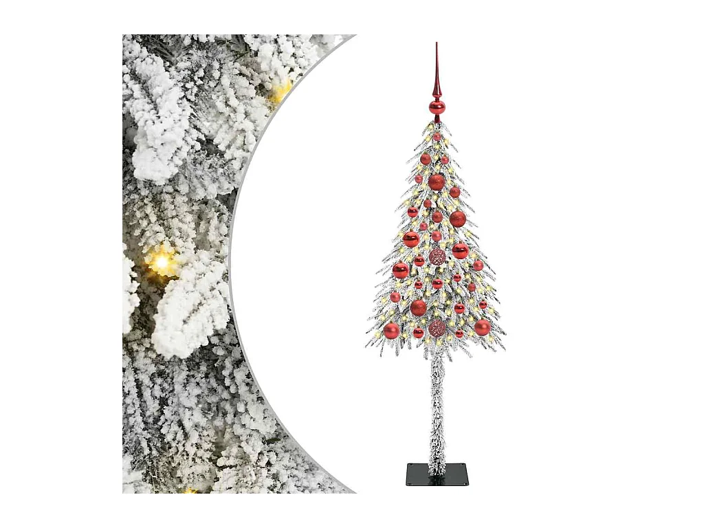 Árbol de Navidad con 150 LED con soporte 120 cm PE y Acero