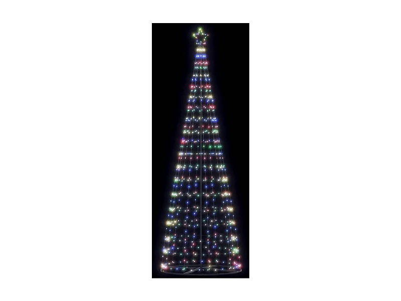 Sapin de Noël à LED 550 LED colorées 304 cm