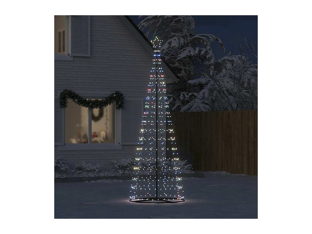 Sapin de Noël à LED 550 LED colorées 304 cm