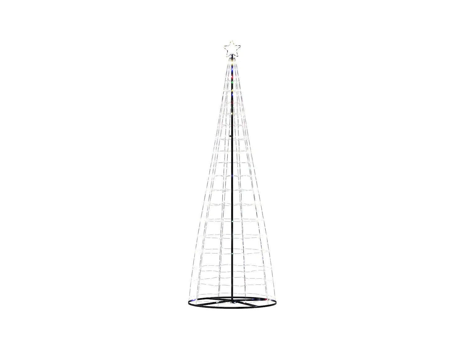 Sapin de Noël à LED 550 LED colorées 304 cm