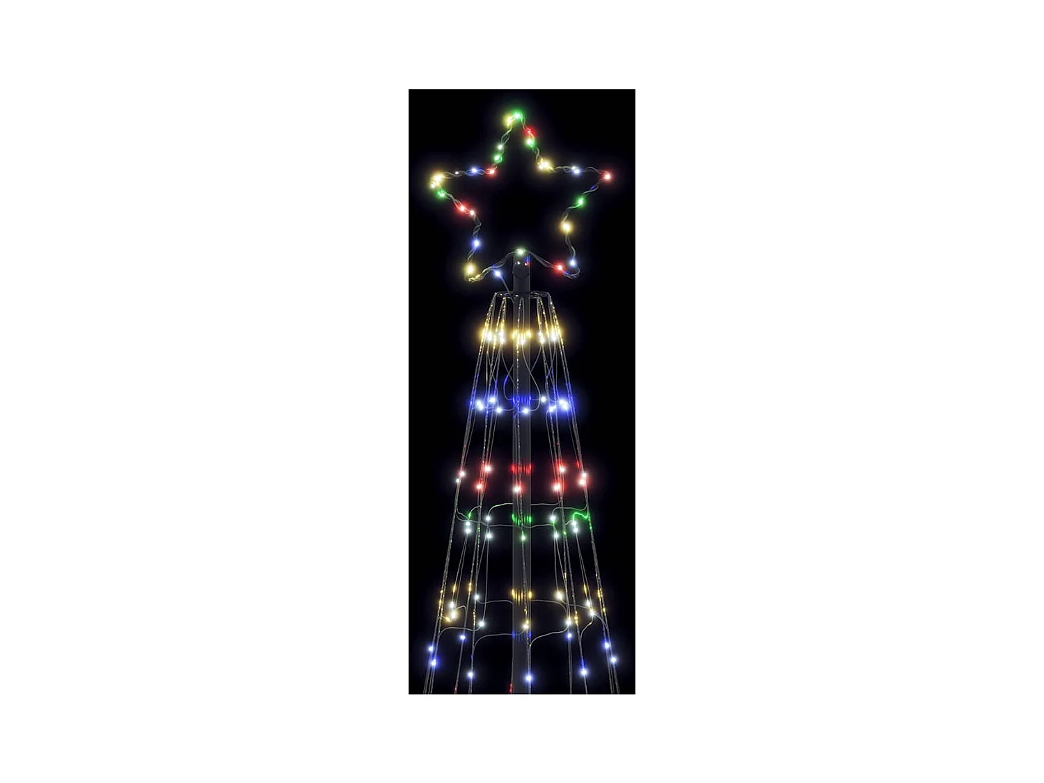 Sapin de Noël à LED 550 LED colorées 304 cm
