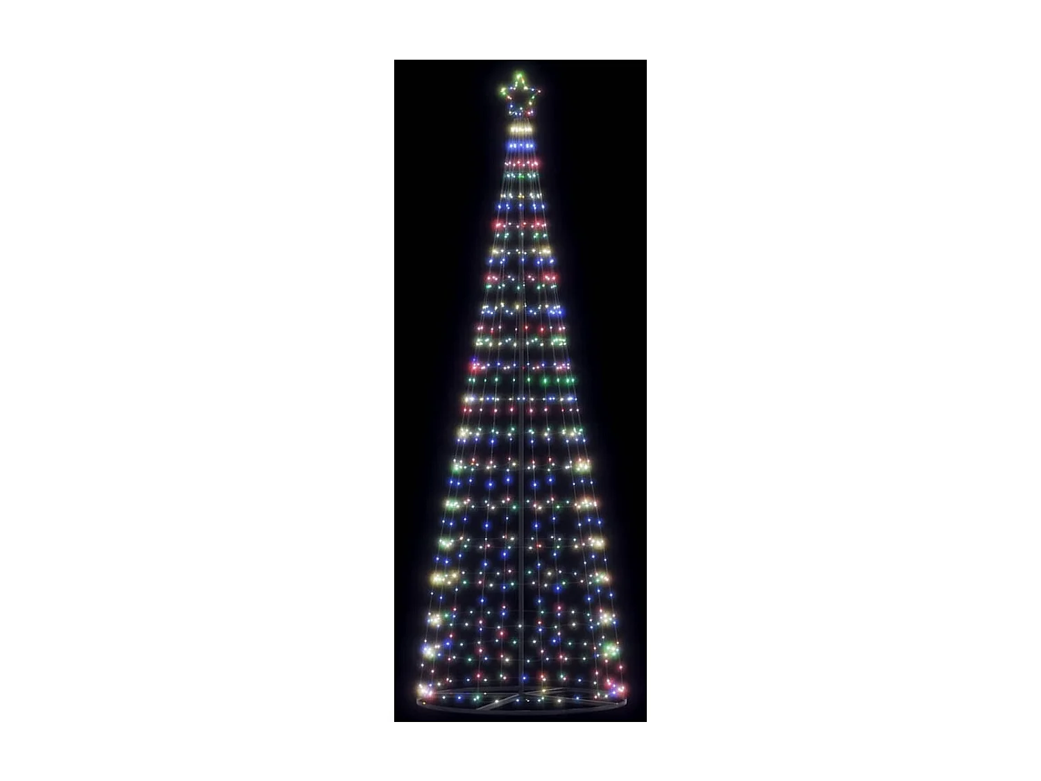 Sapin de Noël à LED 550 LED colorées 304 cm