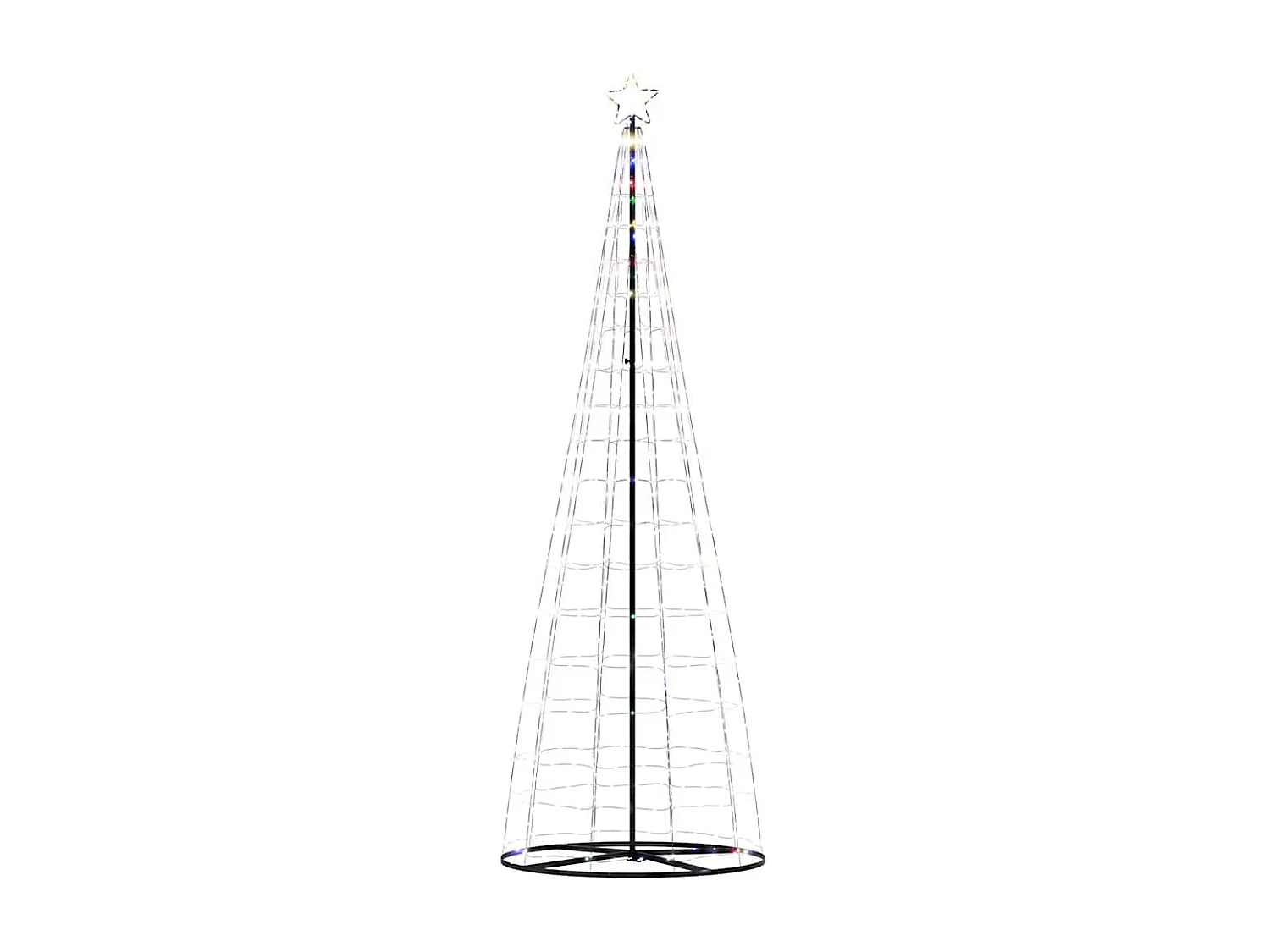 Sapin de Noël à LED 550 LED colorées 304 cm