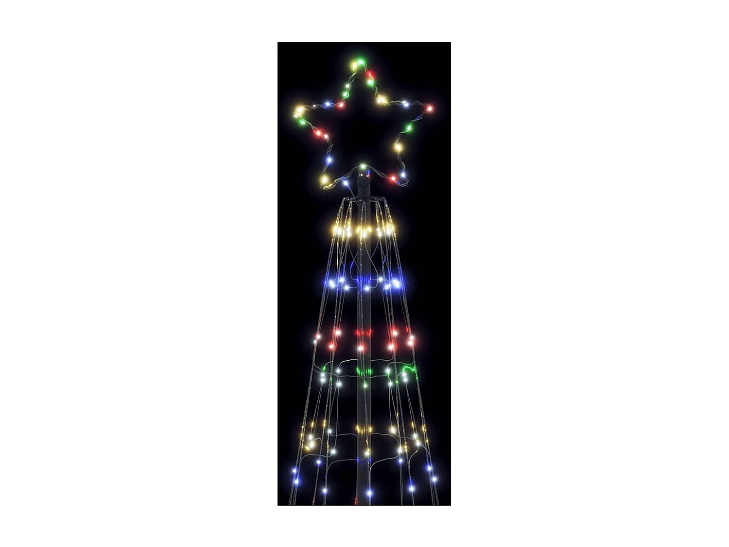 Sapin de Noël à LED 550 LED colorées 304 cm