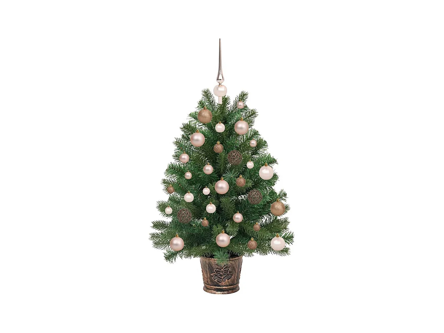 Sapin de Noël artificiel avec 150 LED Vert 90 cm PE et PVC