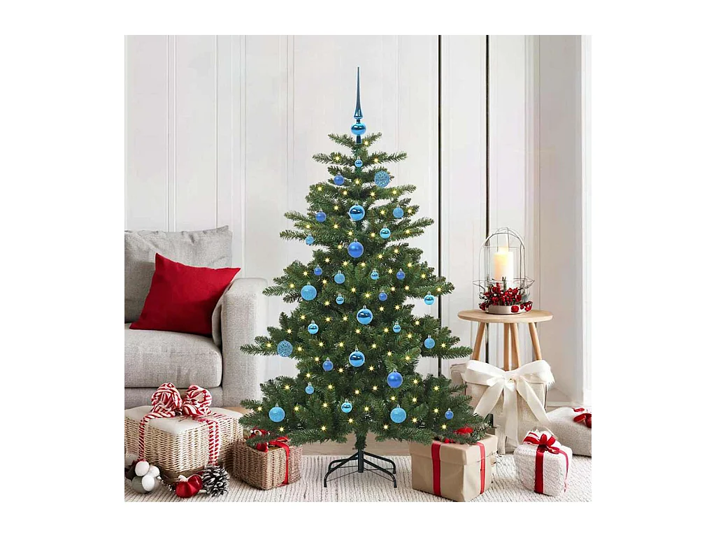 Sapin de Noël Artificiel à Branches Articulées 150 cm PVC
