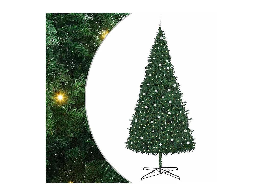 Sapin de Noël Vert 400 cm PVC