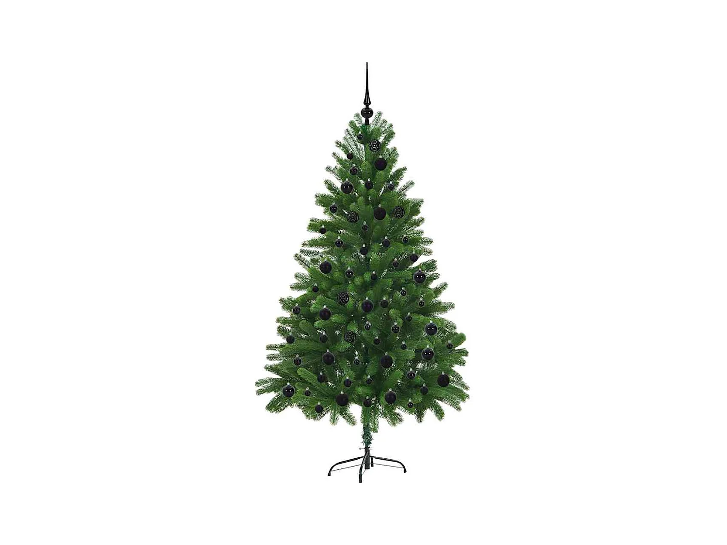 Sapin de Noël avec 300 LED avec support Vert 180 cm PE
