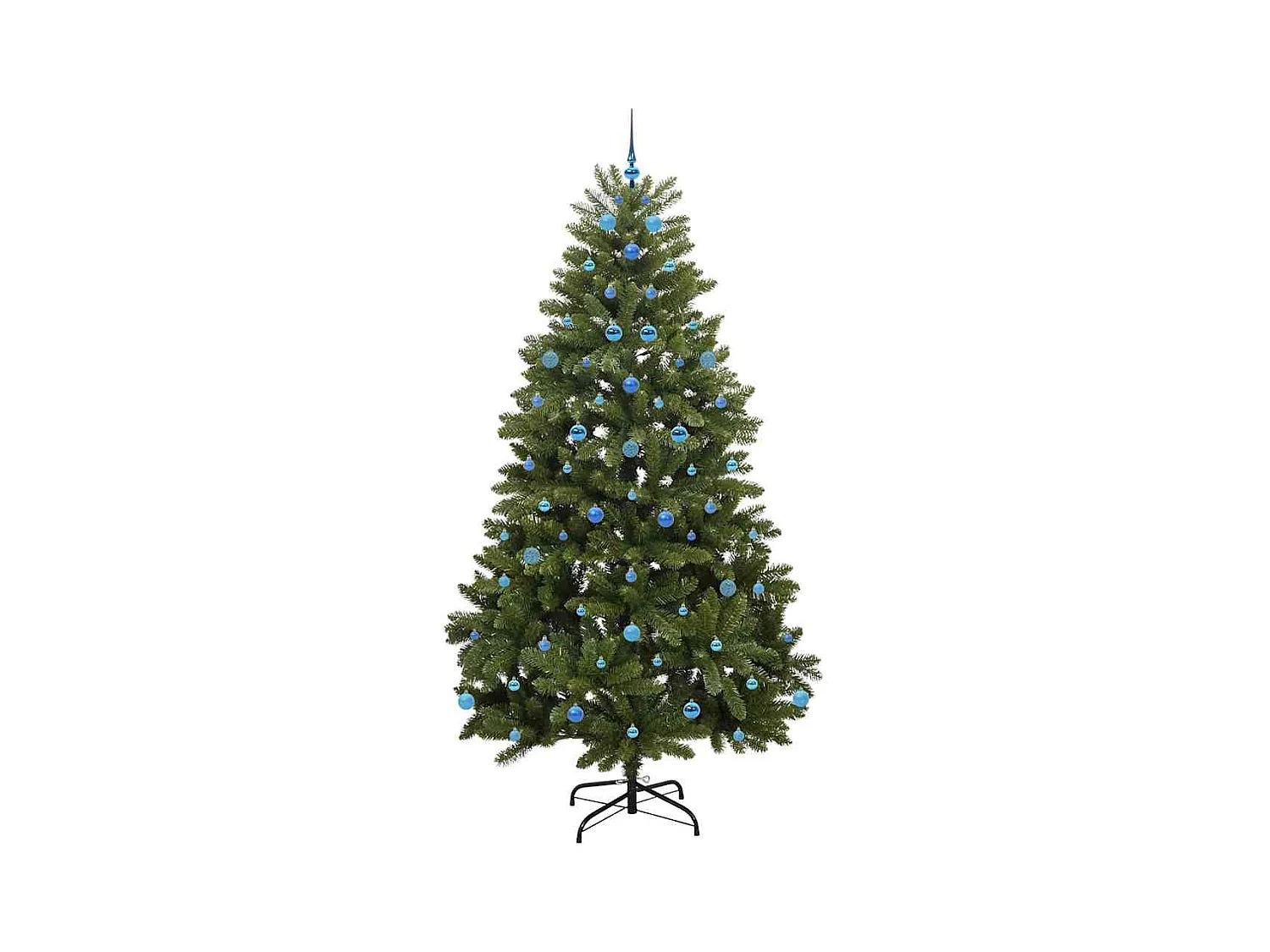 Sapin de Noël artificiel Vert 240 cm PVC et métal