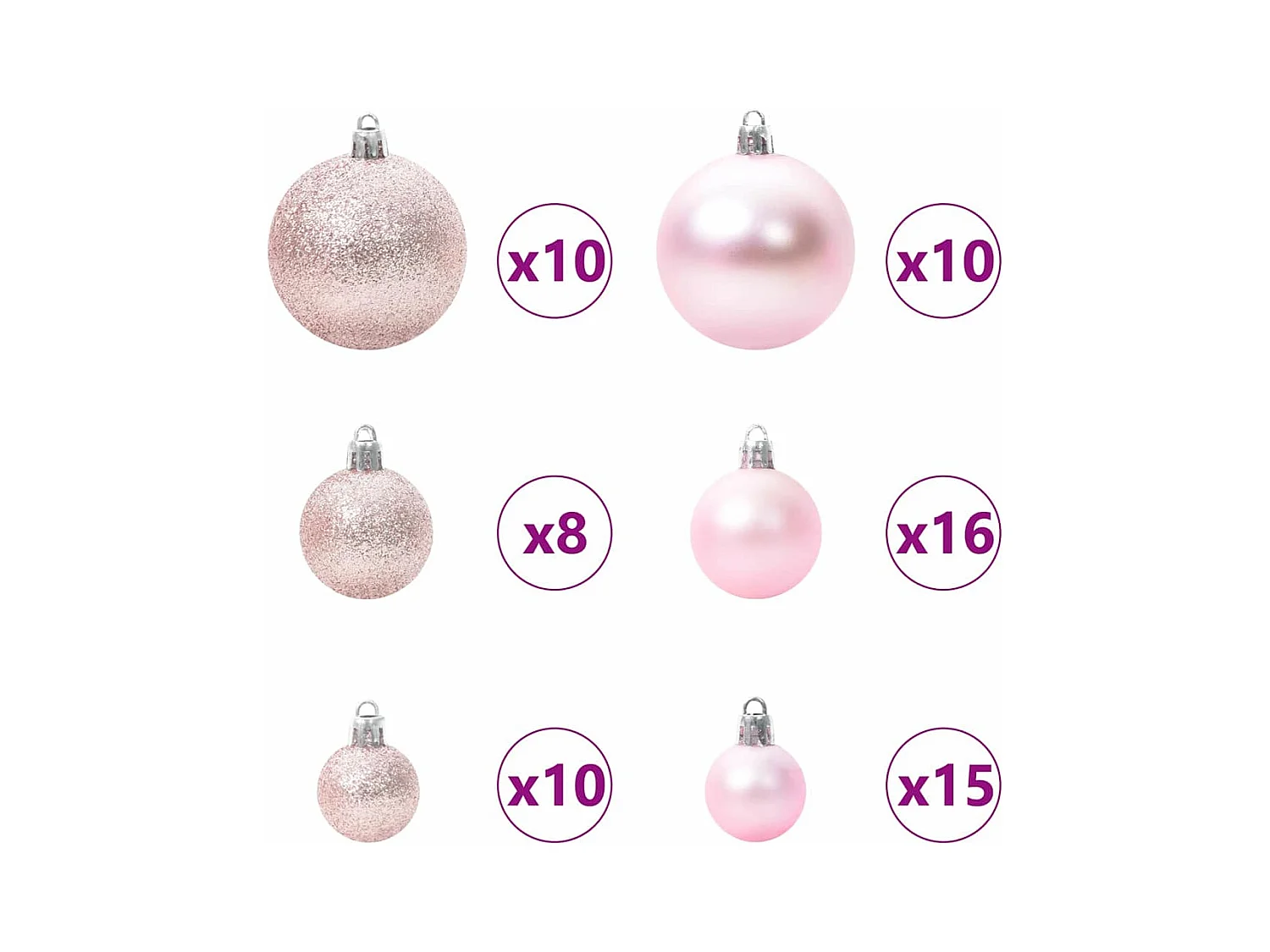 Árbol de Navidad artificial Verde 240 cm PVC y Acero y Plástico