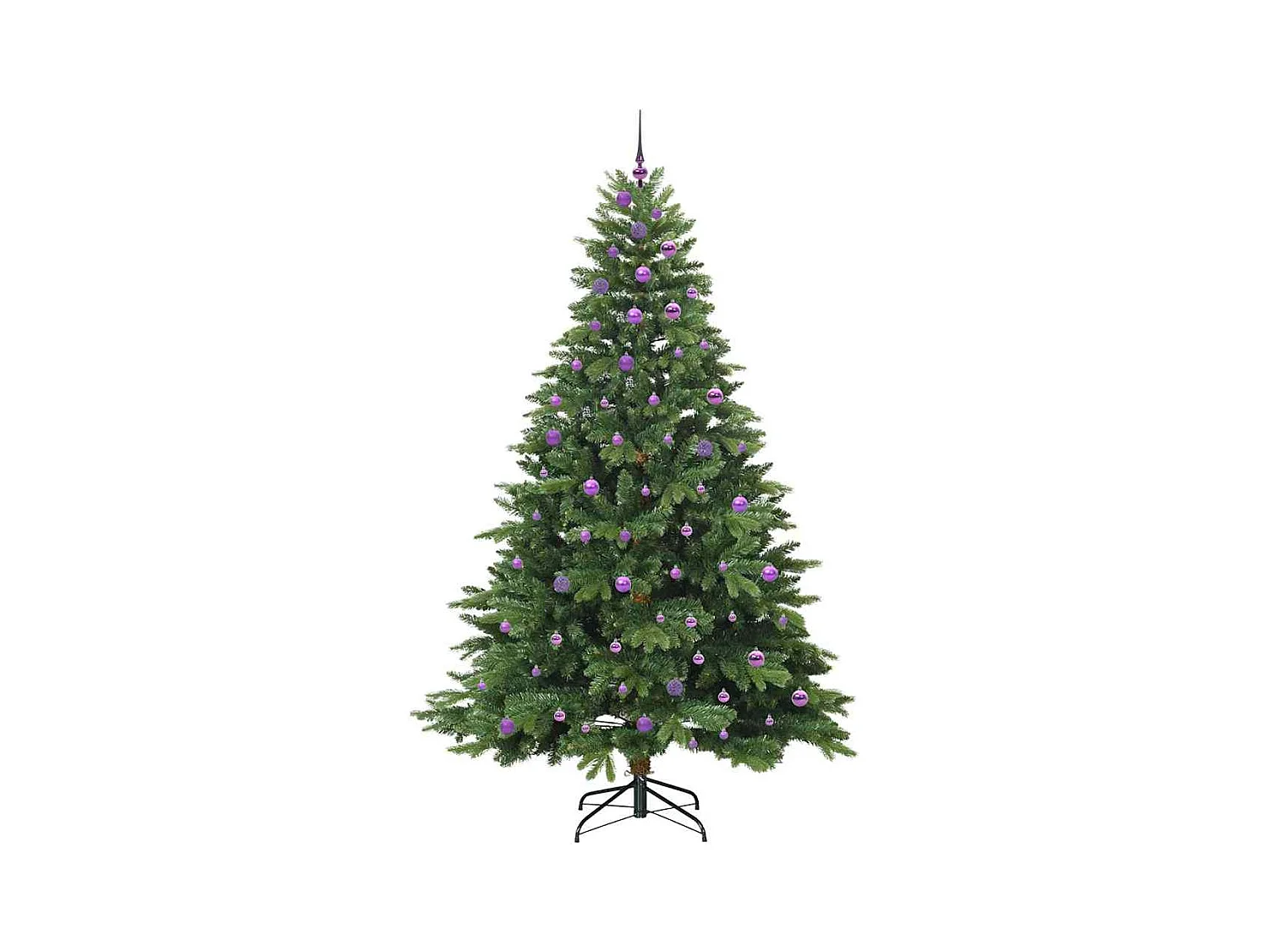 Sapin de Noël artificiel avec 300 LED Vert 240 cm PE et PVC