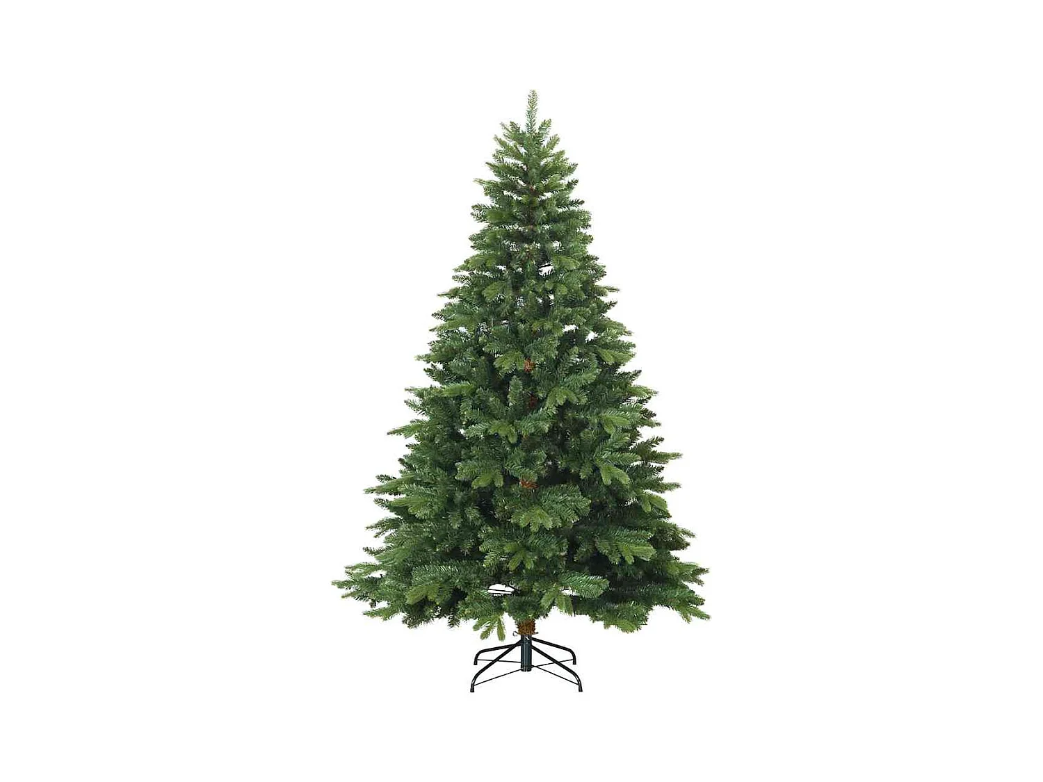 Sapin de Noël artificiel avec 300 LED Vert 240 cm PE et PVC