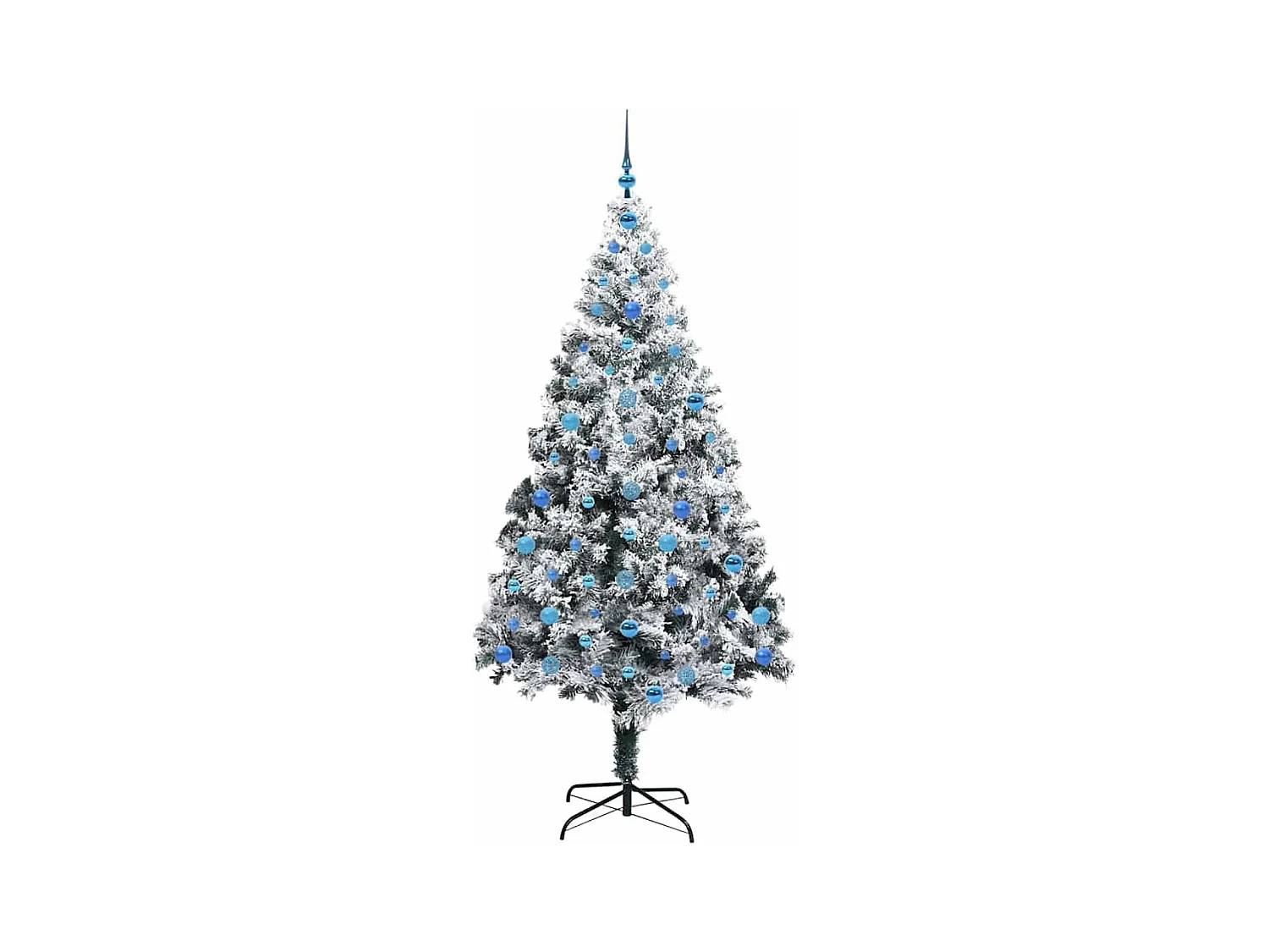 Sapin de Noël artificiel Vert 210 cm PVC, Acier et Plastique