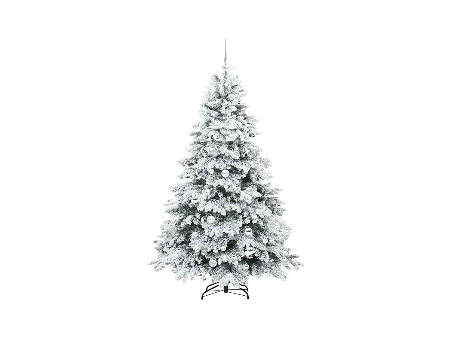 Sapin de Noël artificiel avec 300 LED Vert 180 cm PE et PVC