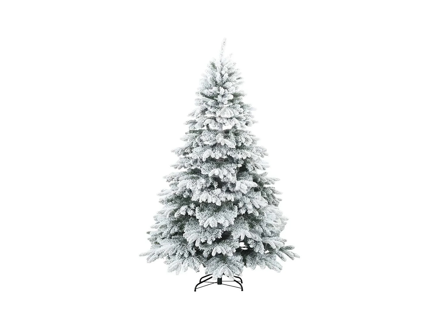 Sapin de Noël artificiel avec 300 LED Vert 180 cm PE et PVC