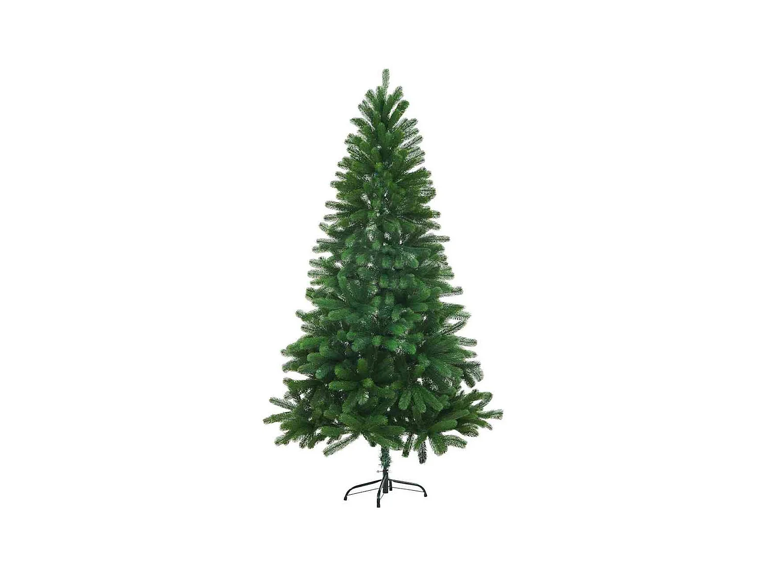 Sapin de Noël avec 150 LED avec support Vert 150 cm PE