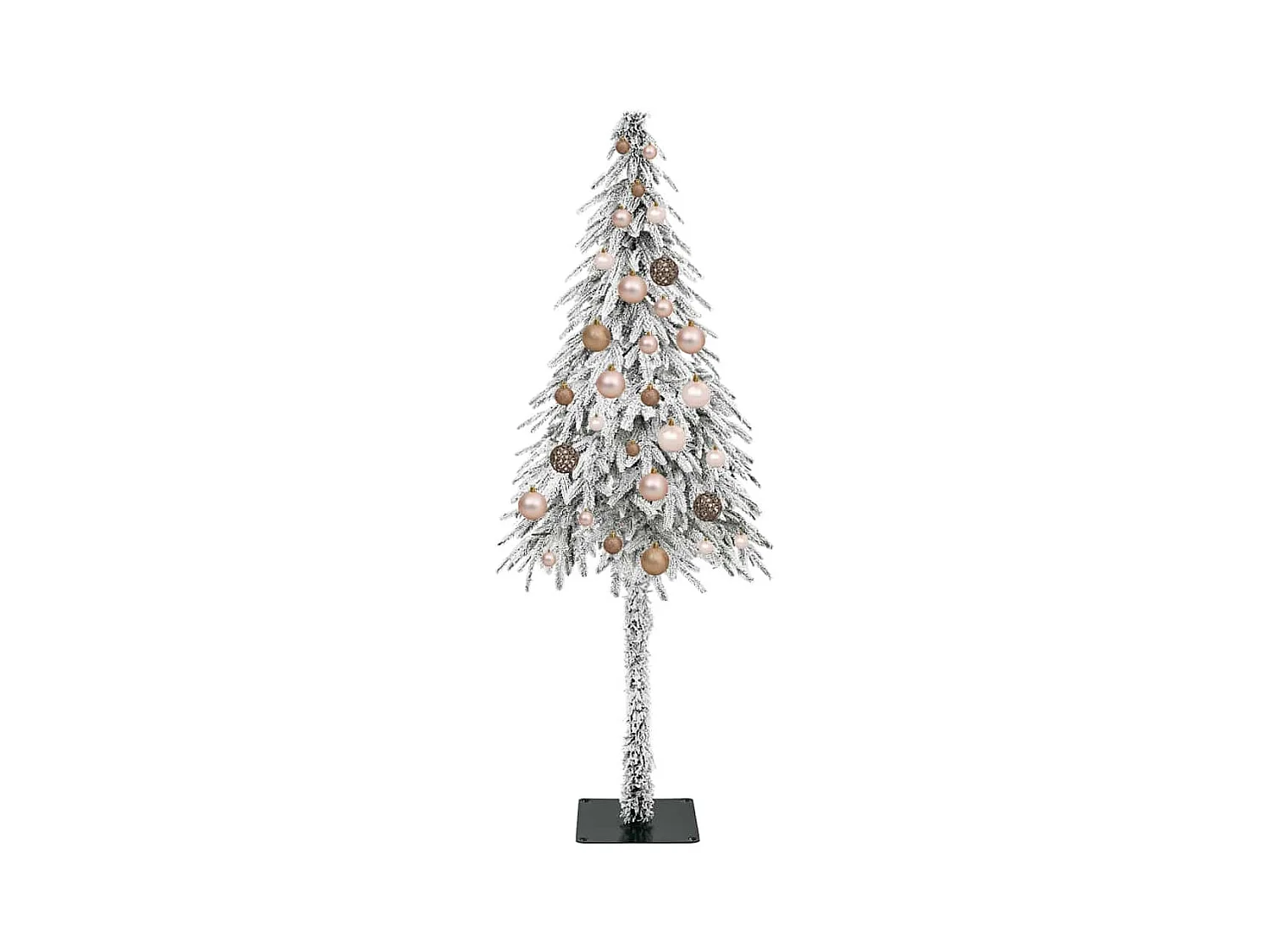 Sapin de Noël avec 150 LED Blanc 150 cm PE et Acier