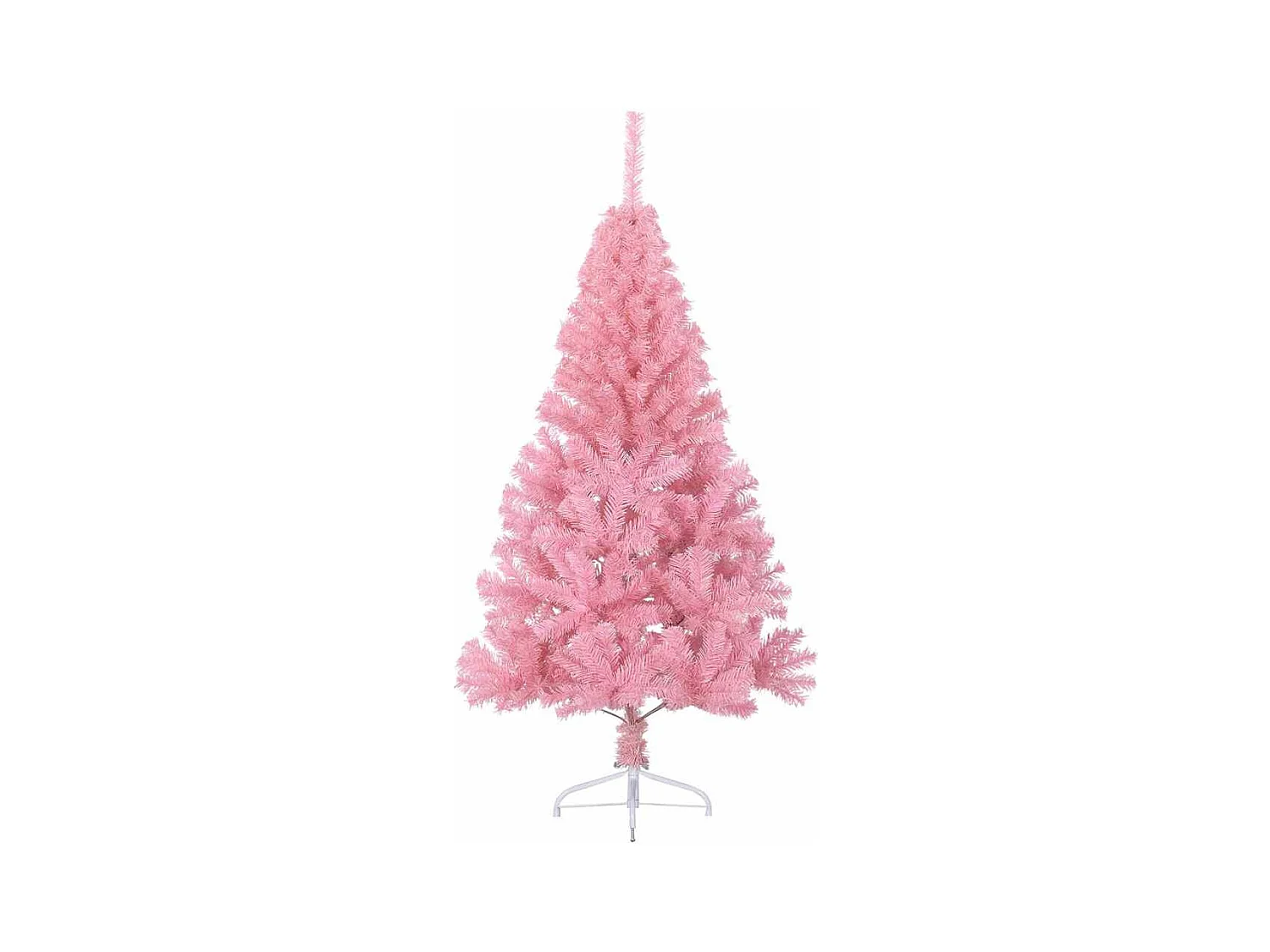 Sapin de Noël avec des feux de cordes décoratifs Rose 180 cm