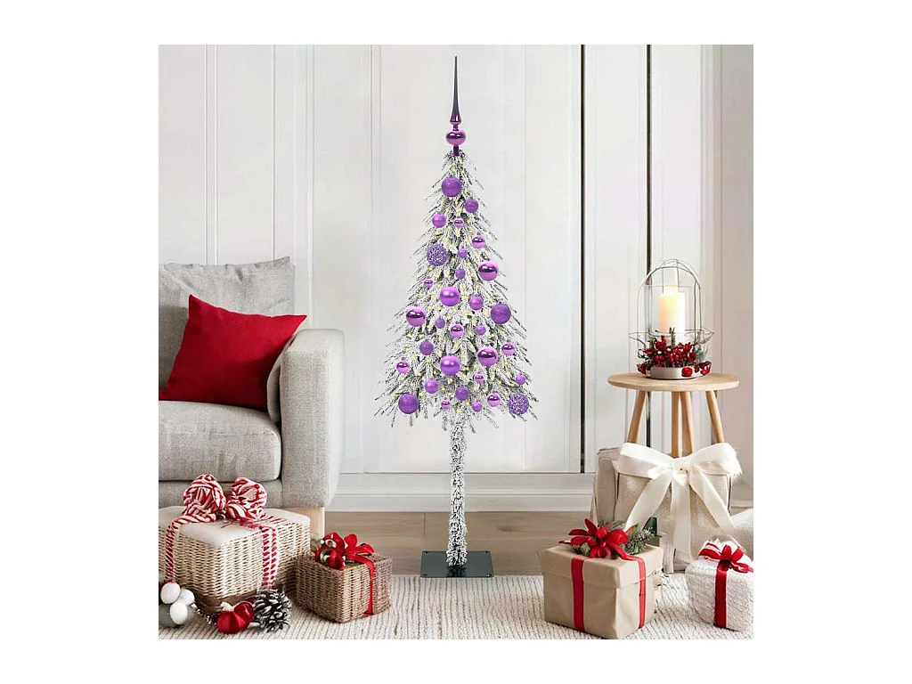 Árbol de Navidad con 150 LED con soporte 120 cm PE y Acero
