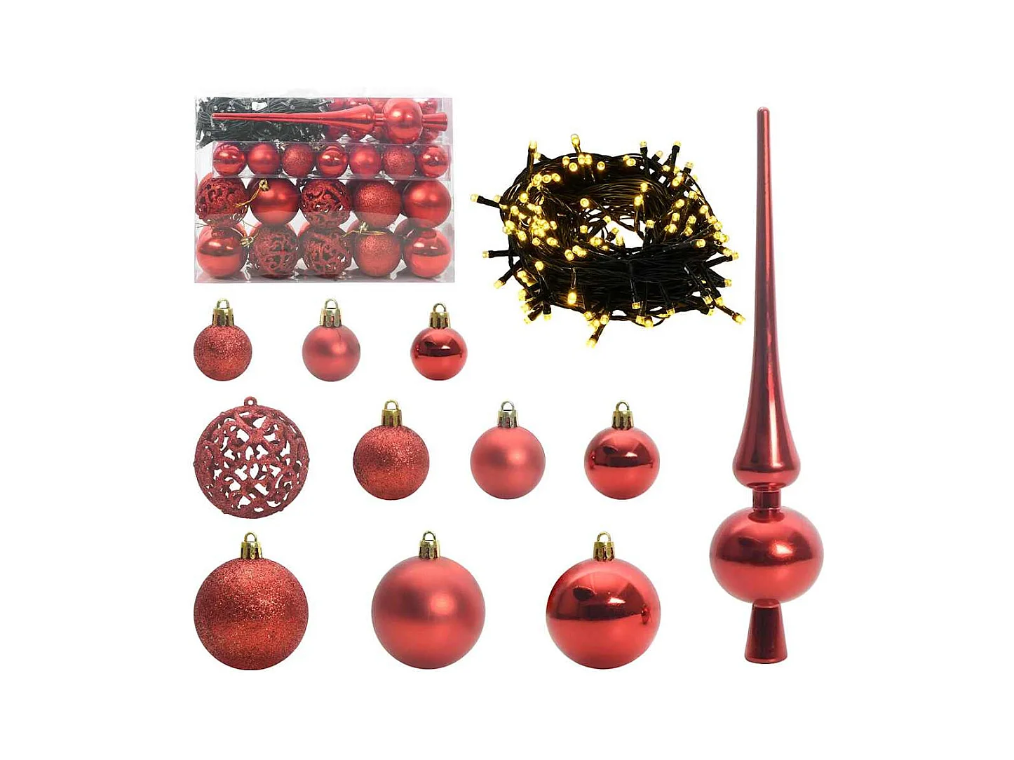 Sapin de Noël avec 150 LED avec support Noir 150 cm PVC