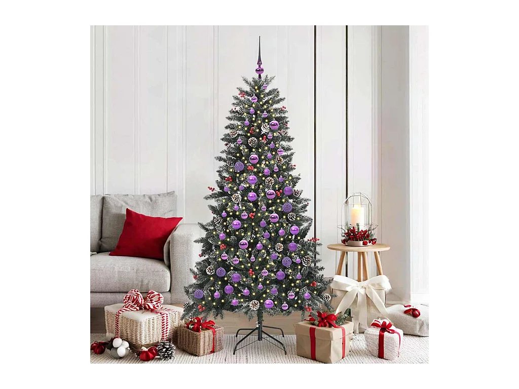 Sapin de Noël artificiel avec 300 LED Vert 99 x 99 x 180 cm