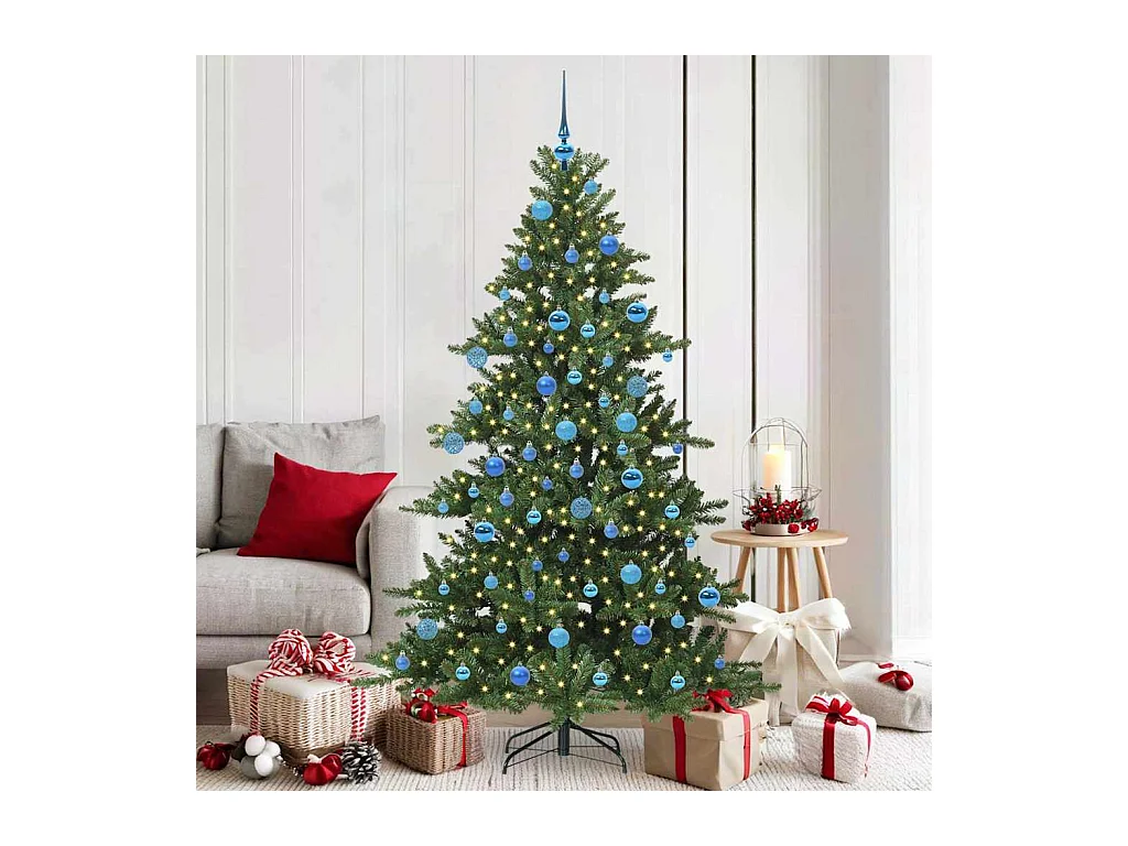 Sapin de Noël Artificiel à Branches Articulées 180 cm PVC