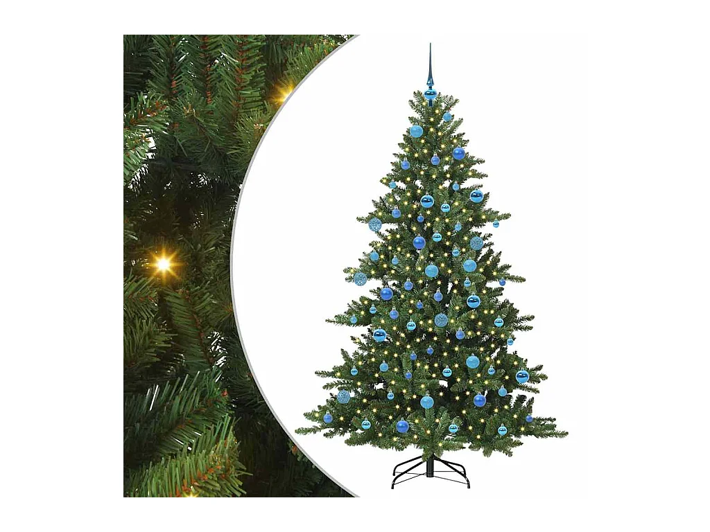 Sapin de Noël Artificiel à Branches Articulées 180 cm PVC