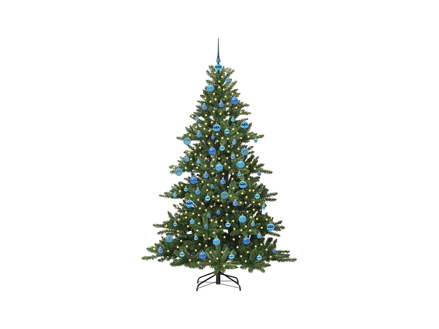 Sapin de Noël Artificiel à Branches Articulées 180 cm PVC