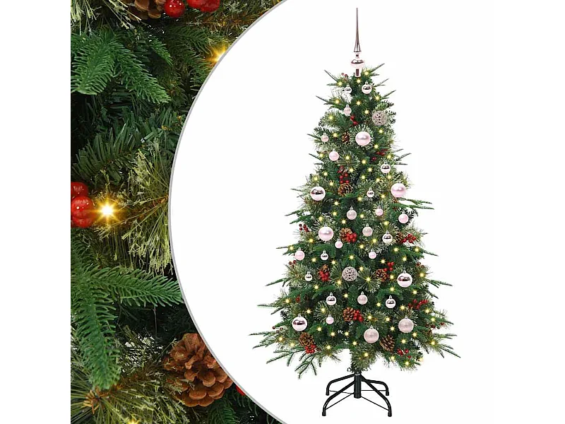 Sapin de Noël Artificiel à Branches Articulées Vert 150 cm