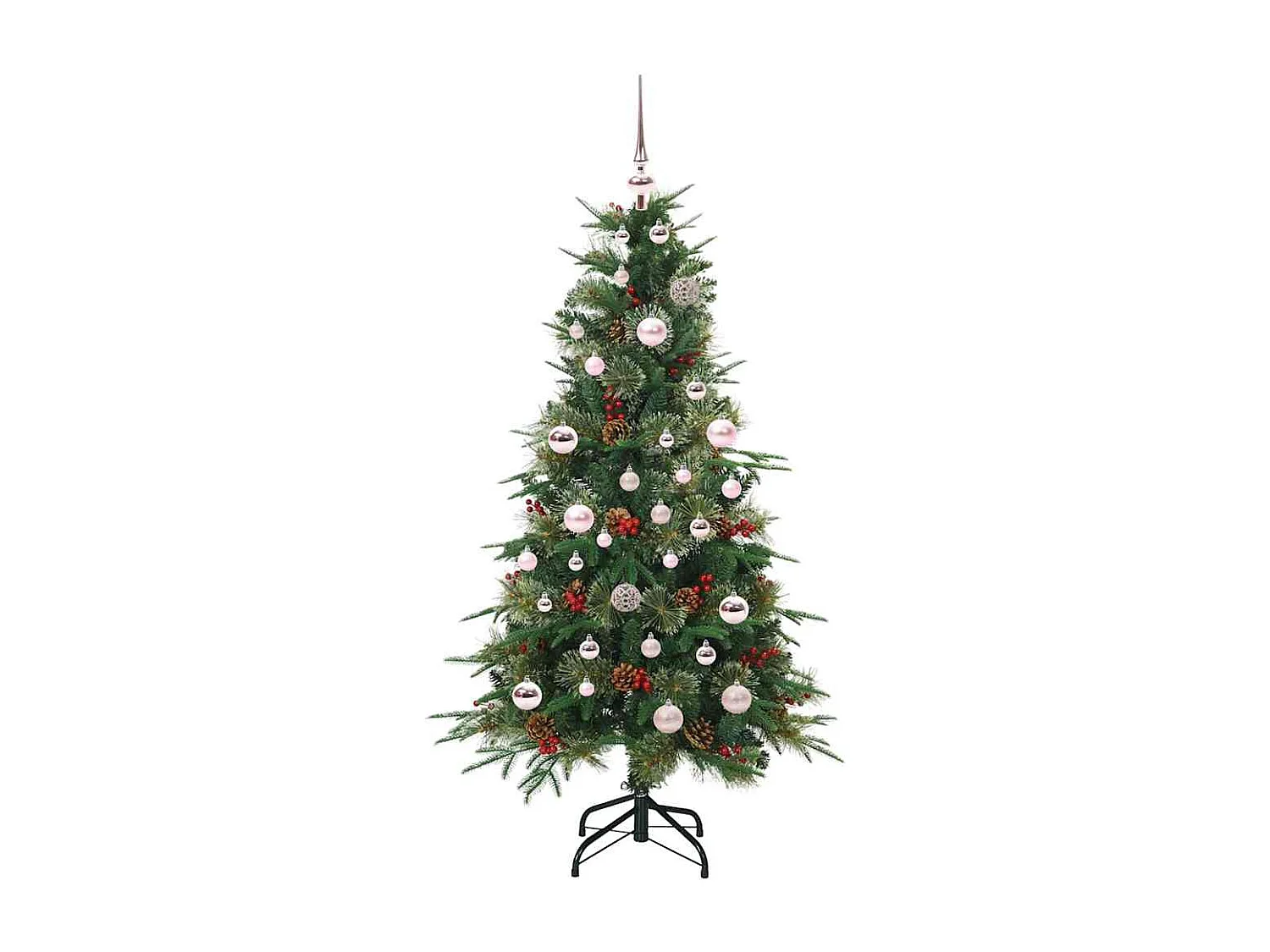 Sapin de Noël Artificiel à Branches Articulées Vert 150 cm