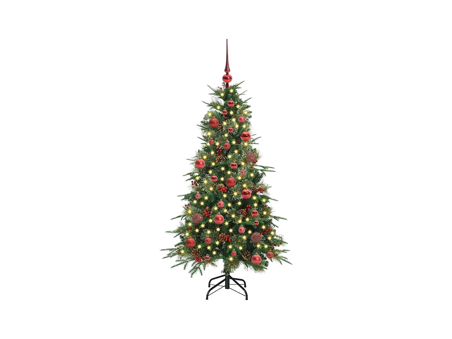 Árbol de Navidad artificial con ramas articuladas Verde 150 cm