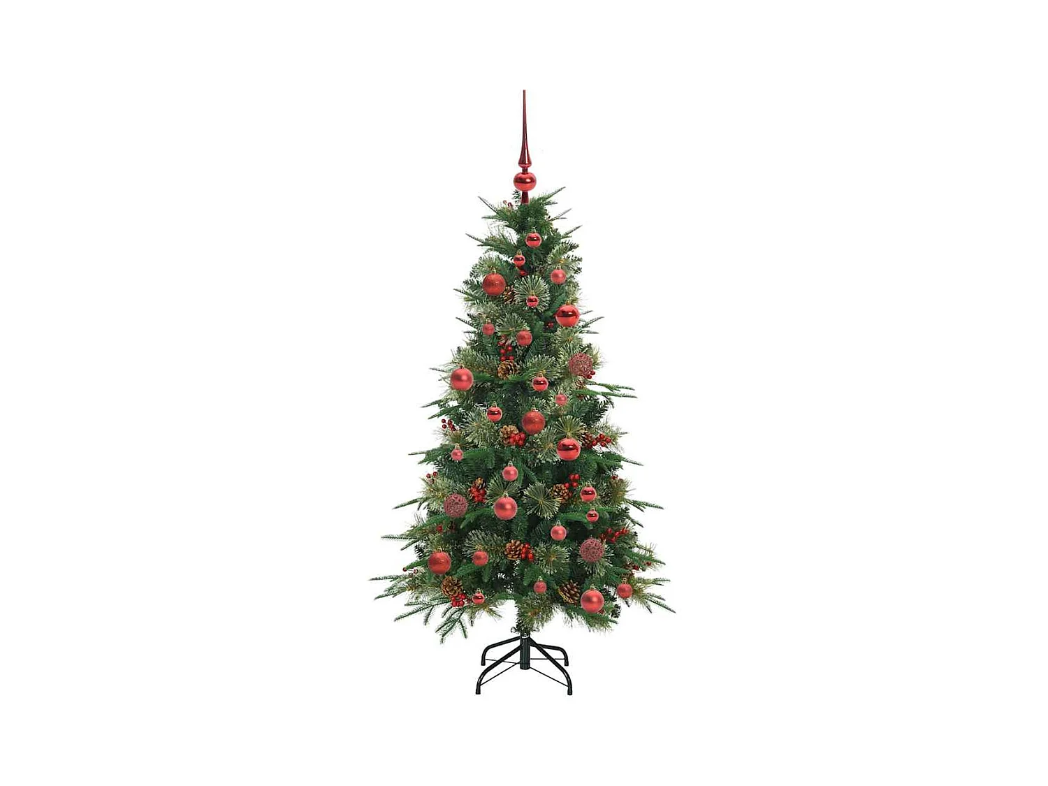 Árbol de Navidad artificial con ramas articuladas Verde 150 cm