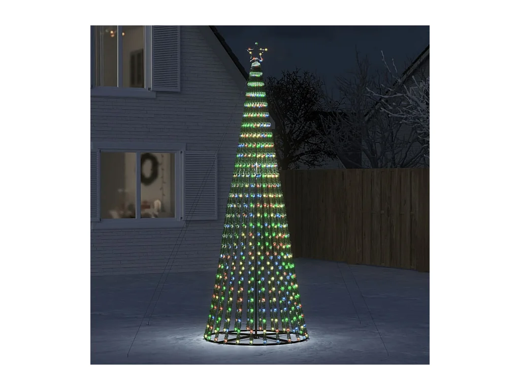 Sapin de Noël à LED 688 LED colorées 300 cm