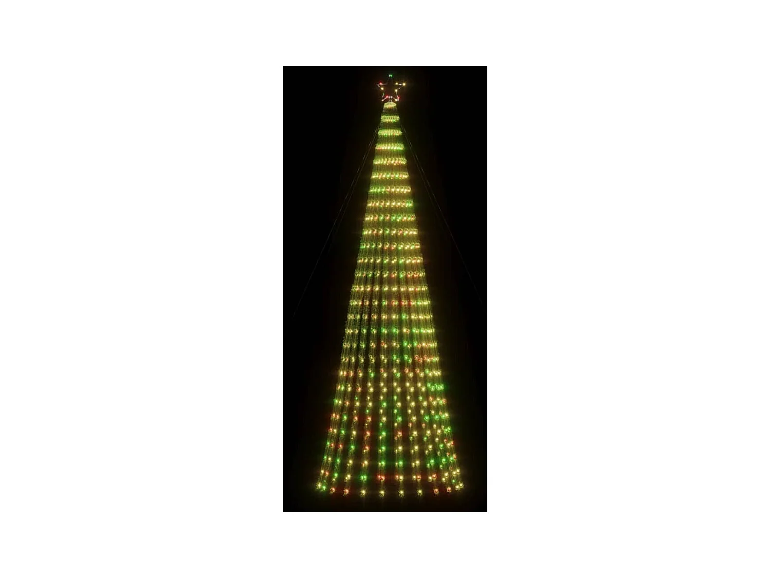 Sapin de Noël à LED 688 LED colorées 300 cm
