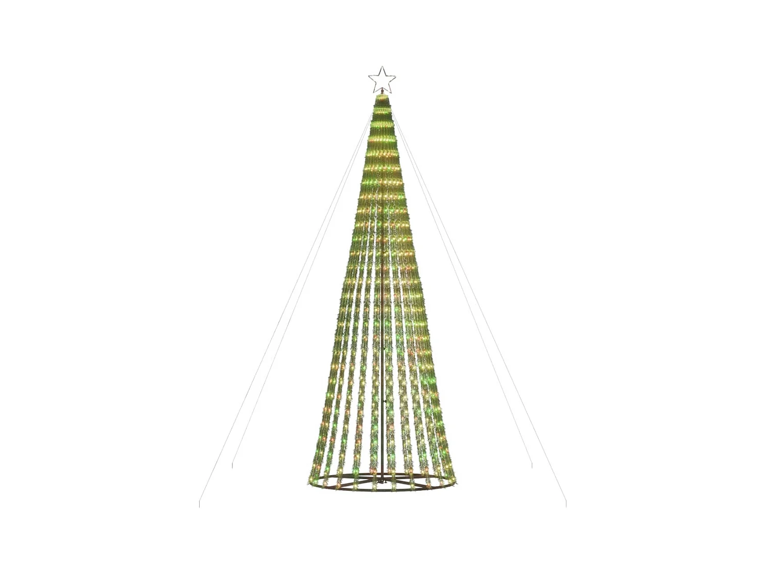 Sapin de Noël à LED 688 LED colorées 300 cm