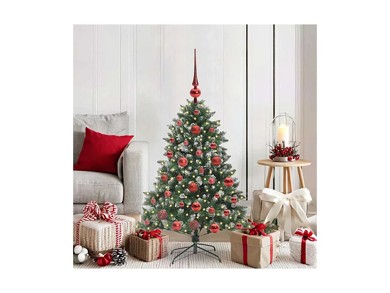 Sapin de Noël artificiel avec 150 LED Vert 85 x 85 x 120 cm