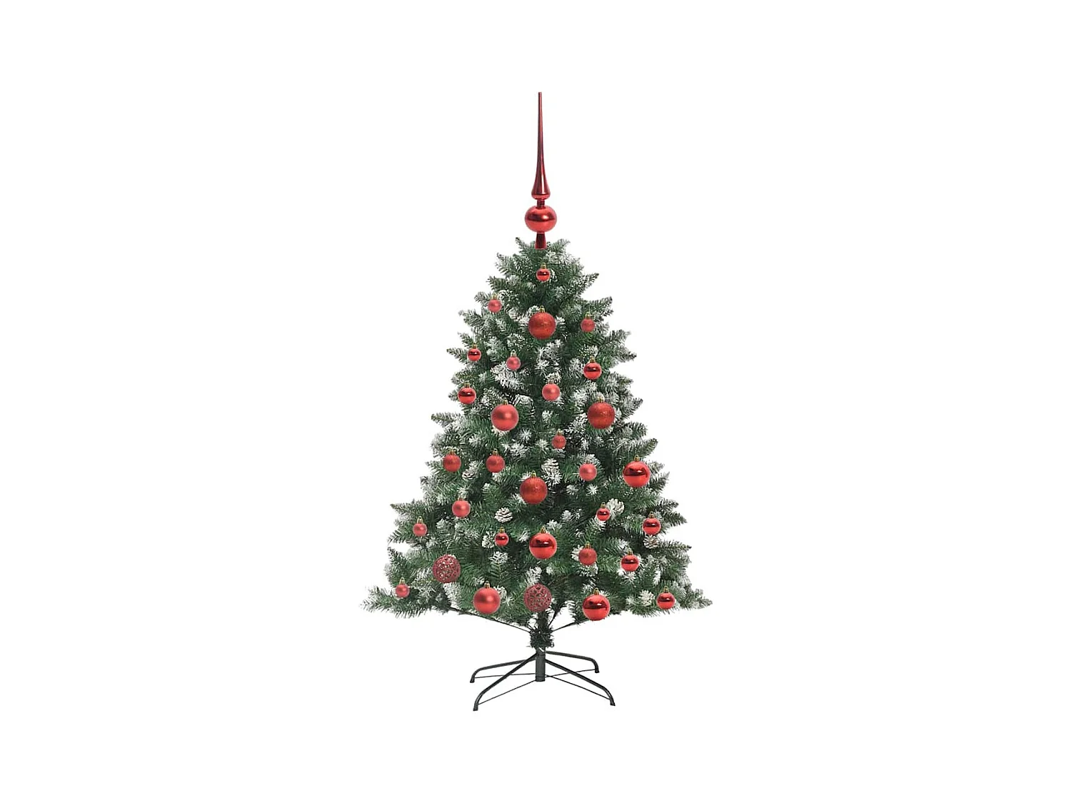 Sapin de Noël artificiel avec 150 LED Vert 85 x 85 x 120 cm