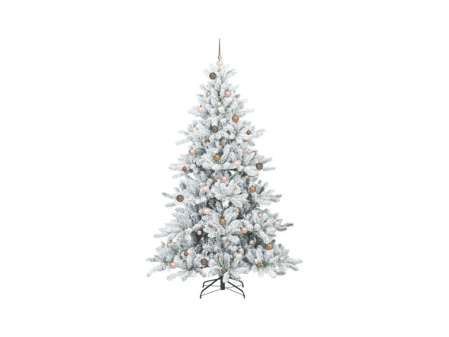Kunstmatige Hinged Kerstboom met 300 LED 240 cm PVC