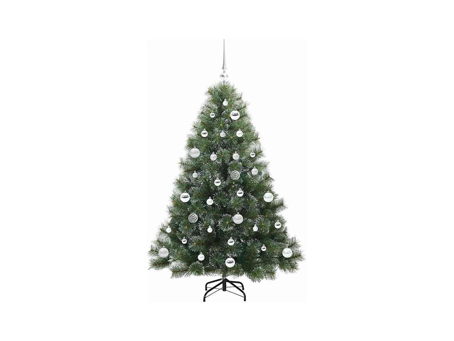 Sapin de Noël artificiel avec 150 LED Vert 150 cm PE et PVC
