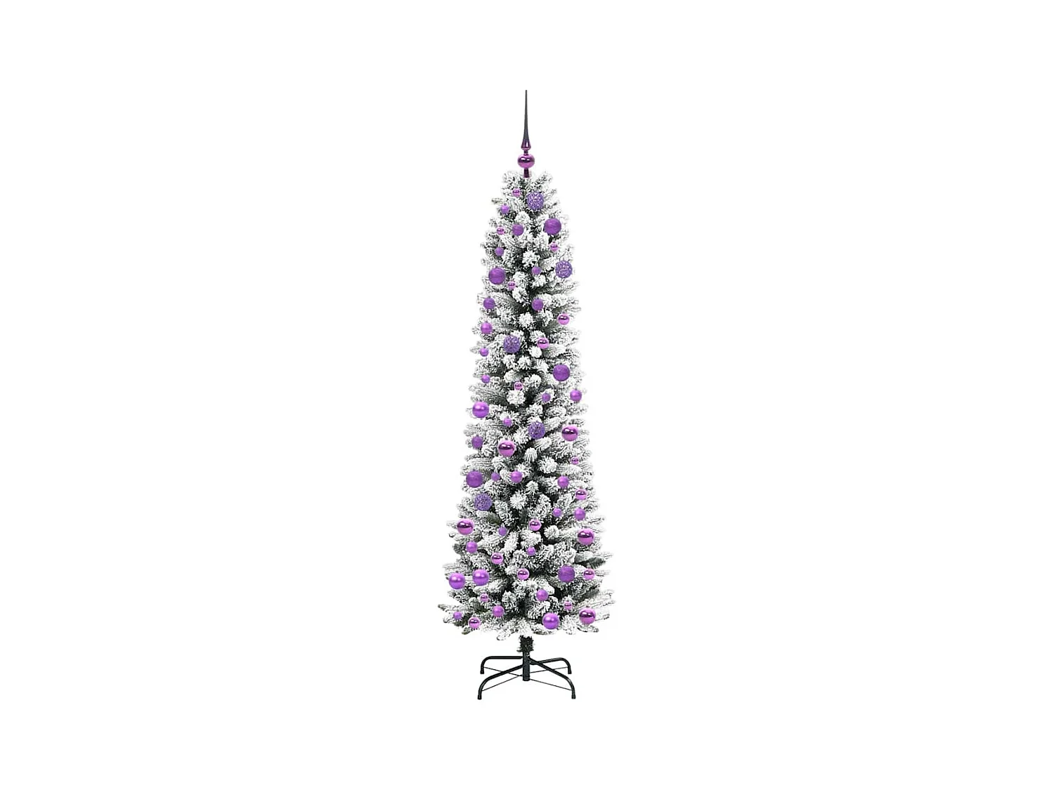 Sapin de Noël artificiel avec 300 LED Vert et blanc 180 cm