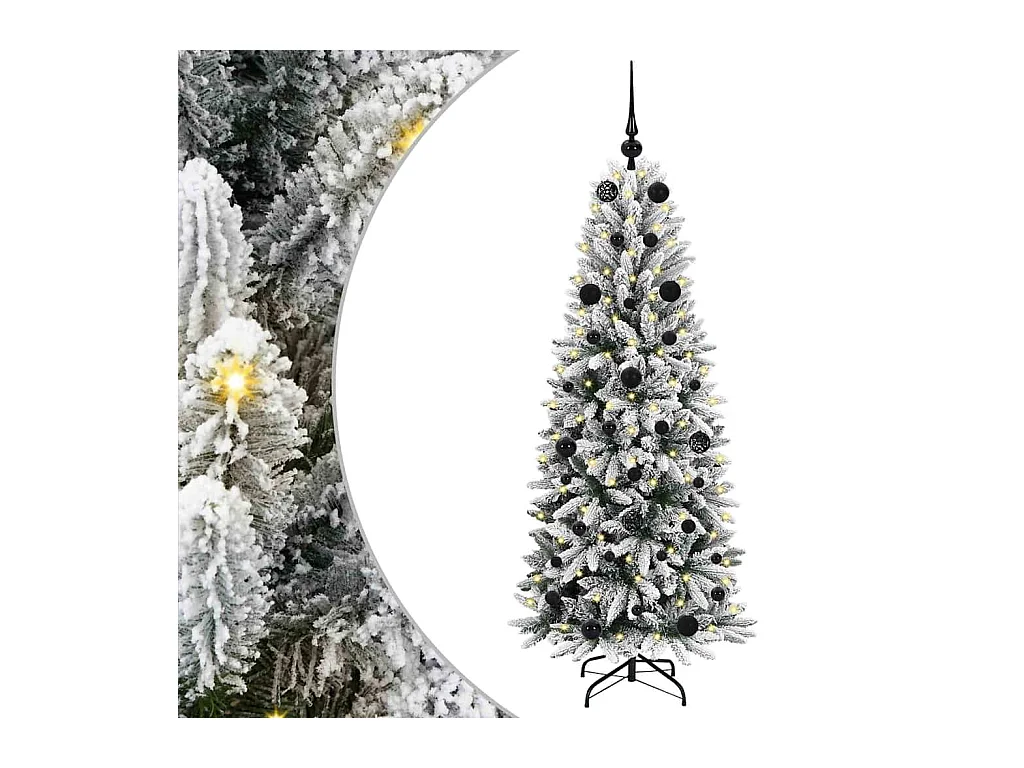 Árbol de Navidad artificial con 150 LED 63 x 63 x 150 cm