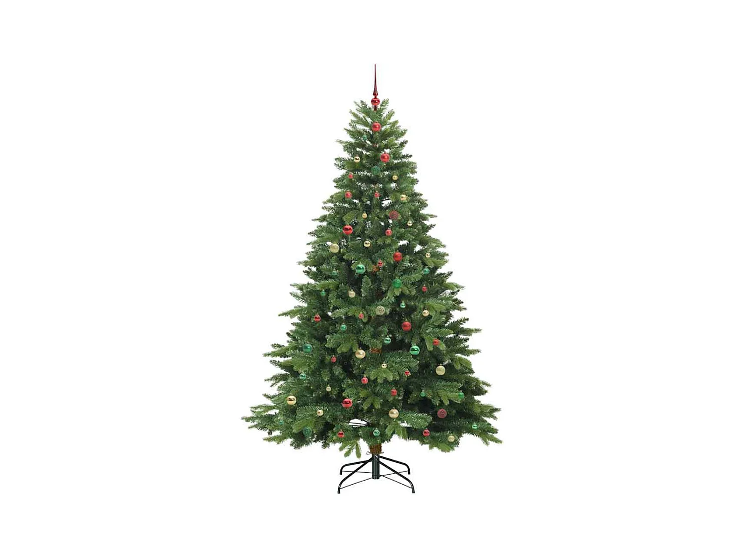 Sapin de Noël artificiel avec 300 LED Vert 240 cm PE et PVC