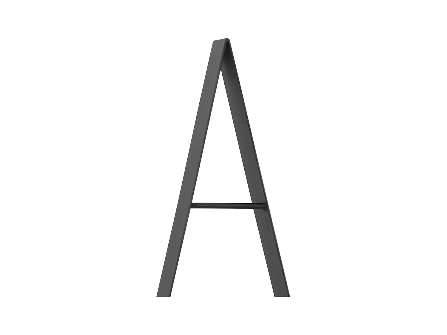 Árvore de Natal de metal com suporte Preto 210 cm Aço