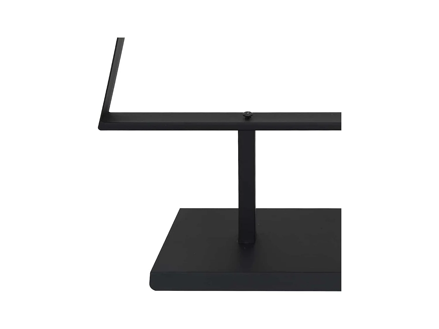 Árvore de Natal de metal com suporte Preto 210 cm Aço