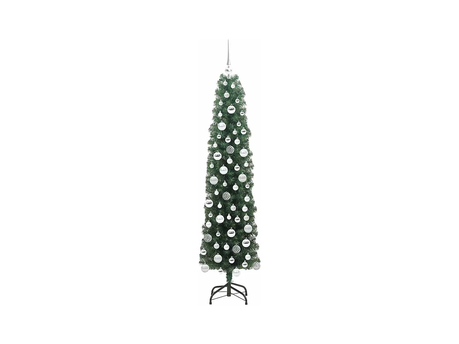 Árbol de Navidad artificial Verde 180 cm PVC, Acero y Plástico